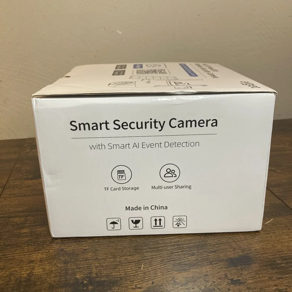 Eljget 4G LTE Pan & Tilt Wireless Security Camera Battery Powered w Solar Pannel